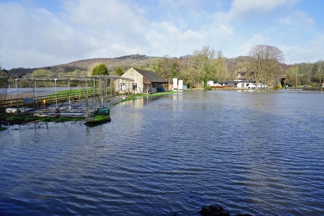 Ambergate, just downstream from Matlock, was badly flooded where the Derwent is joined by the River Amber.
