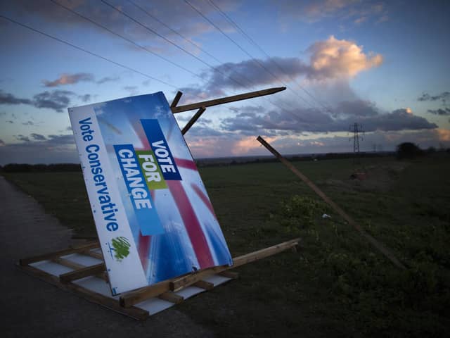 The winds of political change look set to blow the Conservative party out of power (Picture: Dan Kitwood/Getty Images)