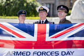 Armed forces day in Glasgow's George Square, 2018 (John Devlin)