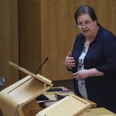 Jackie Baillie at the Scottish Parliament. Picture: PA