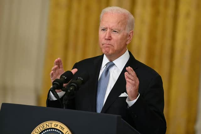 President Joe Biden says the US should not be fighting in a war while the Afghans themselves were unwilling to do so.
