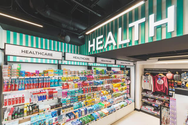 Healthcare products are among the items stocked in the new branch. Picture: Jonathan Warner