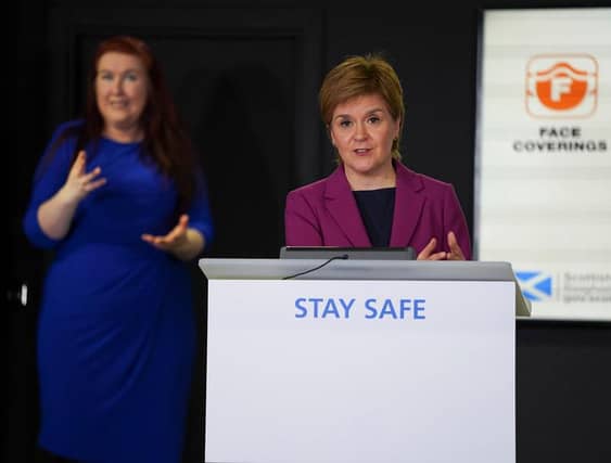 Nicola Sturgeon defended her decision to relax Covid-19 measures