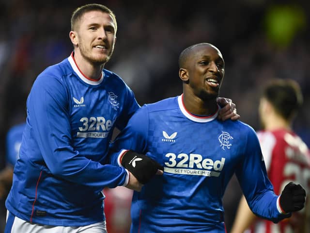 Alex Rae believes Rangers have decisions to make over John Ludstram (left), Glen Kamara and Borna Barisic (not pictured). (Photo by Rob Casey / SNS Group)