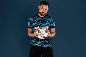 Martin Compston has said all children should have the right to play football safely ahead of Soccer Aid 2022. Photo: Soccer Aid/ITV