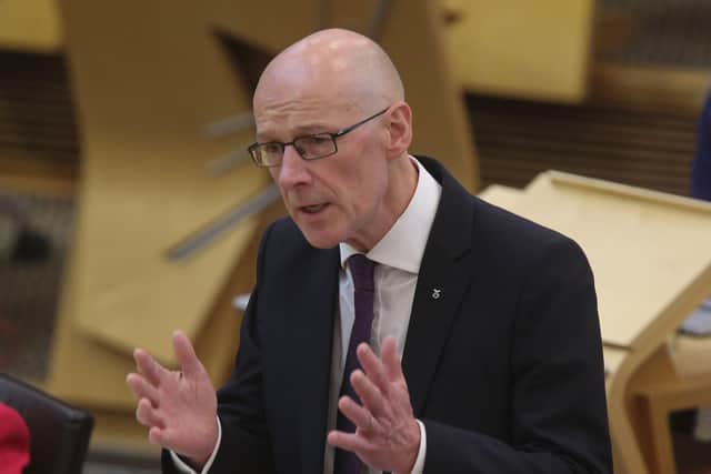 Education Secretary John Swinney has called off this academic year's National 5 exams as the coronavirus outbreak continues (Picture: Fraser Bremner/Scottish Daily Mail/pool)