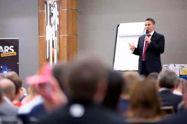 Delegates listen as Alan Smith shares his knowledge.