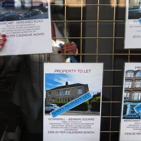 ​Annual rent inflation in Scotland has fallen to 1 per cent since the end of rent controls (Picture: John Devlin)
