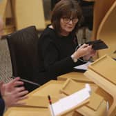 Jeane Freeman MSP Health Secretary at Holyrood on Wednesday