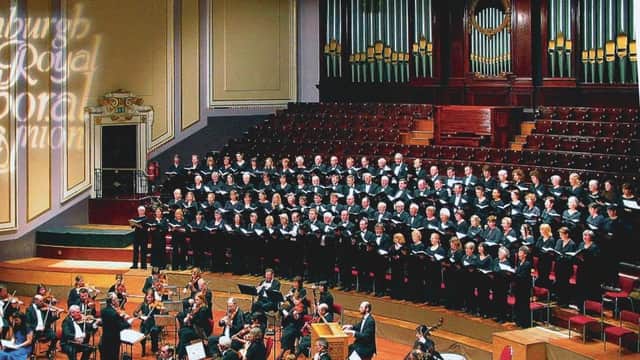 The Edinburgh Royal Choral Union in action