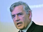 Former prime minister Gordon Brown