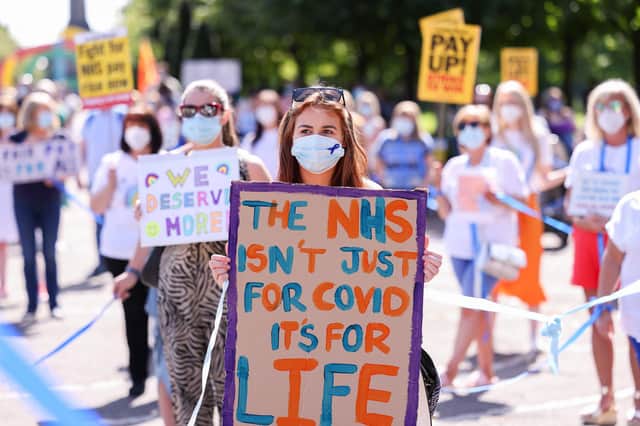 NHS workers are being pushed to their limits (Picture: Jeff J Mitchell/Getty Images)