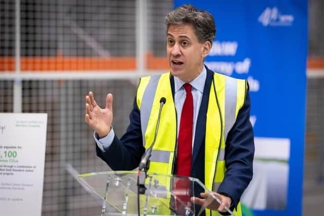 Energy Secretary Ed Miliband