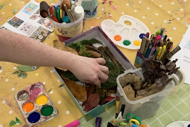 Art Therapy Set up