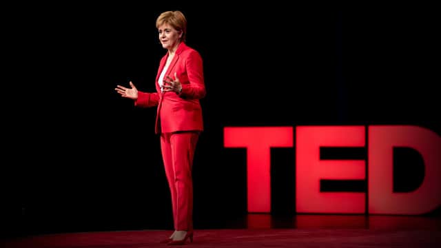 Nicola Sturgeon is to speak at Ted Countdown Summit on climate change on Wednesday in the run-up to Cop26. Photo: Ted Talks
