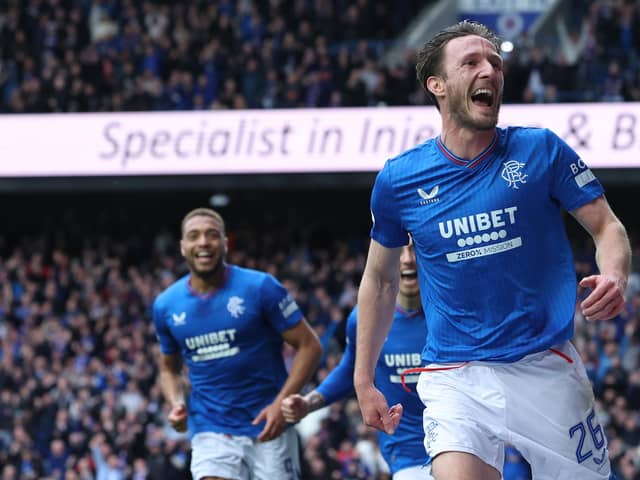 Ben Davies netted for Rangers in their 4-1 win over Kilmarnock on Sunday.