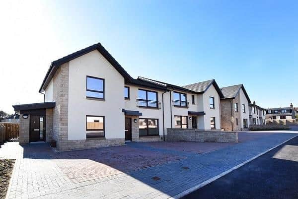 Persia Court - a social housing development in Bainsford, Falkirk (Picture: Falkirk Council)