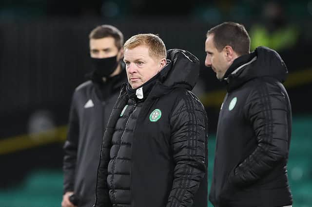Neil Lennon's Celtic have conceded a higher percentage of goals from set pieces than any other side in the Scottish Premiership. (Photo by Ian MacNicol/Getty Images)