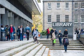 Edinburgh University received 555 applications from prospective law students not deemed to be from deprived backgrounds. None were successful (Picture: Ian Georgeson)