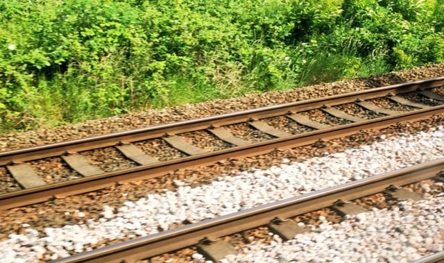 The five-year-old children were found playing on the railway line in the Addiewell area. Pic: BTP East Scot