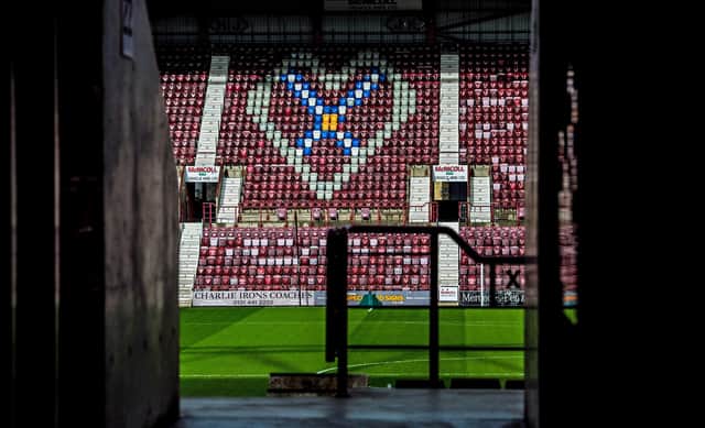 Hearts must wait to discover if Tynecastle will host top-flight football next season.