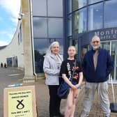 With hosts Harry and Catriona Smart, after voting in the Scottish council elections for the first time.