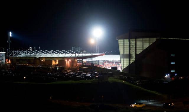 Aberdeen have been working to bring replacements in to Pittodrie this evening. (SNS Group Craig Williamson)