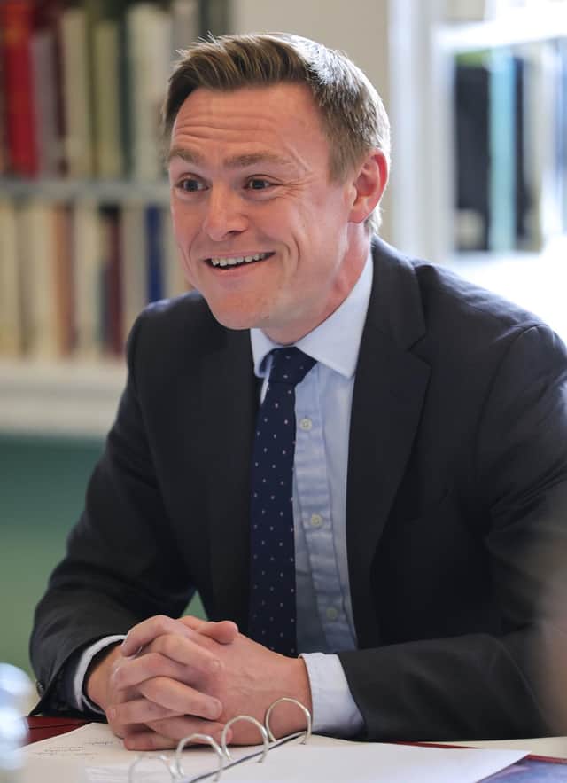 Children and families minister Will Quince who has resigned, saying he had "no choice".
