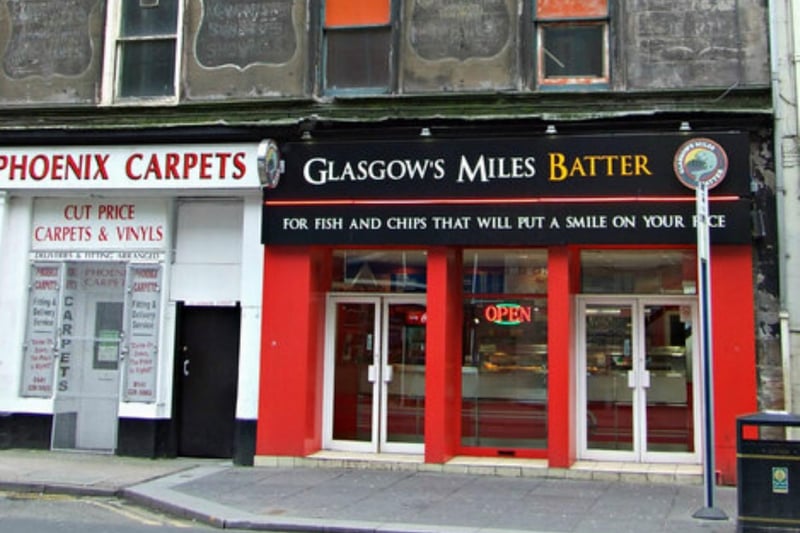 A common debate in Scotland is which city is better, Edinburgh or Glasgow? In response you may hear "Glasgow's miles better" and this Glasgow-based chippy took full advantage of that.