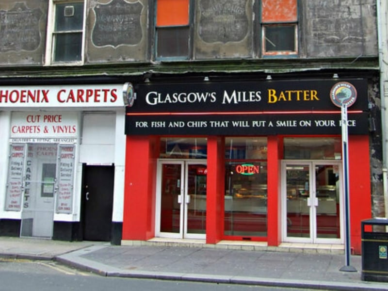 A common debate in Scotland is which city is better, Edinburgh or Glasgow? In response you may hear "Glasgow's miles better" and this Glasgow-based chippy took full advantage of that.