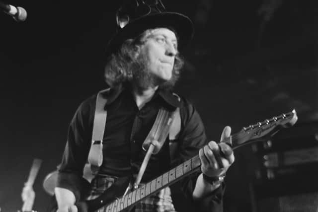 Noddy Holder in concert with Slade in 1973 (Picture: McCabe/Daily Express/Hulton Archive/Getty Images)