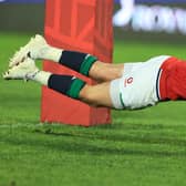 Ali Price in try-scoring form for the British & Irish Lions in the opening tour match against the Sigma Lions in Johannesburg. Picture: David Rogers/Getty Images