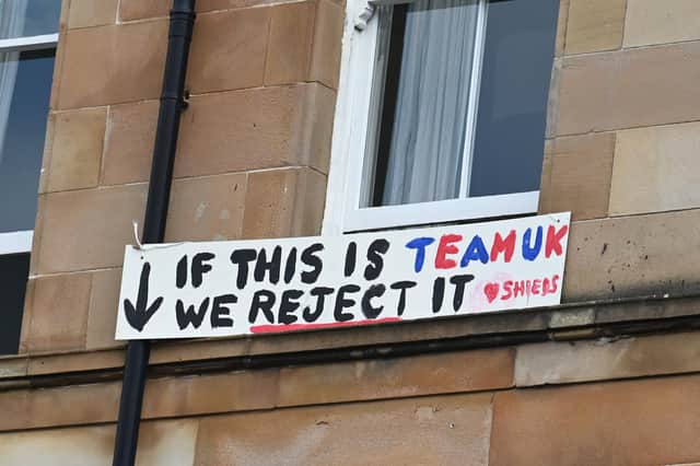 A number of signs have been put up by local residents.
