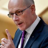 Deputy First Minister John Swinney has defended the decision to impose a blanket 500 limit on spectators at all sports fixtures.  (Photo by Jeff J Mitchell/Getty Images)