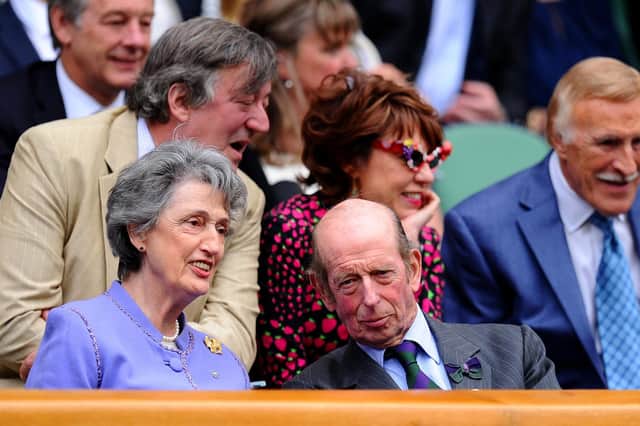 Lady Susan Hussey attends Wimbledon