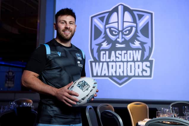 Glasgow Warriors' Ali Price is pictured after signing a new contract at the Hilton Glasgow. (Photo by Craig Williamson / SNS Group)