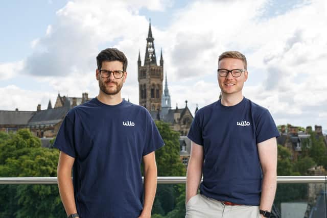 From left: Andrew Wood and CEO Cameron founded the firm in 2018. Picture: contributed.