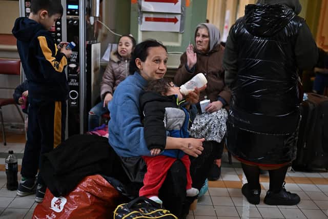 There are concerns Ukrainian refugees could become homeless when they enter Scotland (Photo by Jeff J Mitchell/Getty Images).