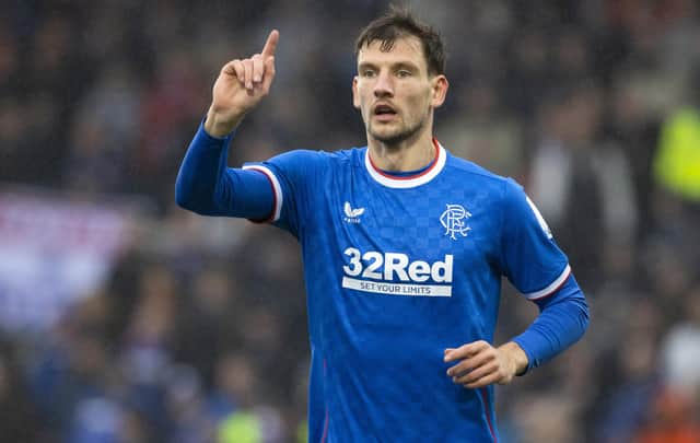 Borna Barisic's focus on Sunday is on taking Rangers to within a final of winning a trophy this season, not preventing Celtic claiming all three domestic honours. Photo by Alan Harvey / SNS Group)