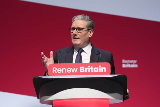 Prime Minister Sir Keir Starmer speaking at the Labour Party Conference. PIC: Danny Lawson/PA Wire