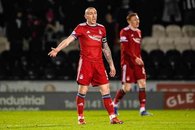 Aberdeen's Scott Brown is said to be weighing up his Aberdeen future. (Photo by Craig Foy / SNS Group)