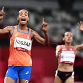 Netherlands' Sifan Hassan wins the women's 10,000m final at the Tokyo 2020 Olympic Games.