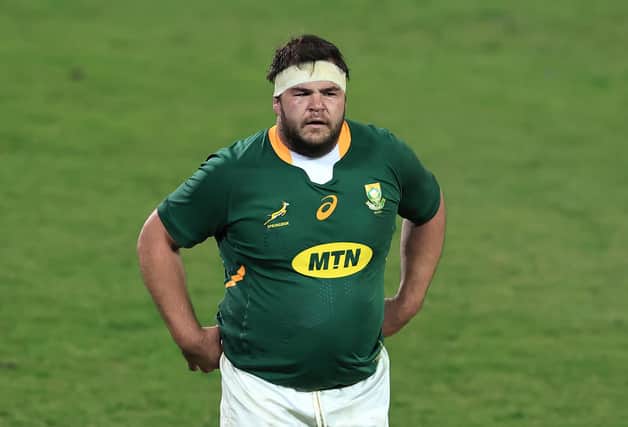 Frans Malherbe helped South Africa defeat the Lions last summer. (Photo by David Rogers/Getty Images)