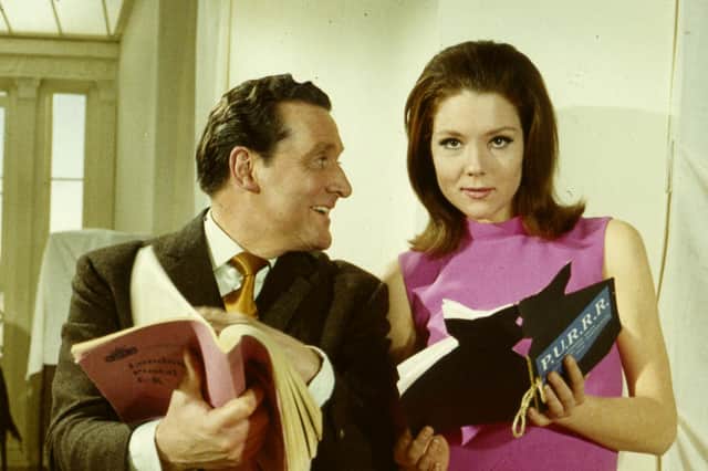Patrick Macnee and Diana Rigg in 'The Avengers'