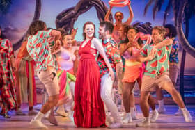 Lucie-Mae Sumner, Billy Roberts and company in I Should Be So Lucky PIC: Marc Brenner