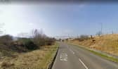 A713, near Patna, where the collision happened picture: Google maps