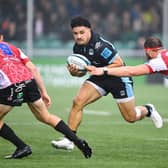 Glasgow's Sione Tuipulotu during the United Rugby Championship win over Emirates Lions at Scotstoun. (Photo by Rob Casey / SNS Group)