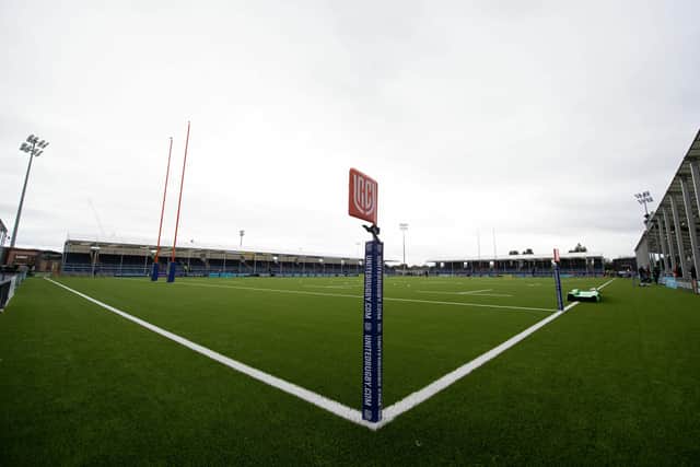 Edinburgh play on an artificial pitch at their new DAM Health Stadium. Picture: Ross Parker/SNS