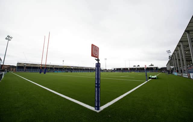 Edinburgh play on an artificial pitch at their new DAM Health Stadium. Picture: Ross Parker/SNS