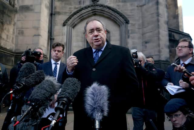 Alex Salmond won a judicial review case last year against the Scottish government's handling of harassment complaints against him